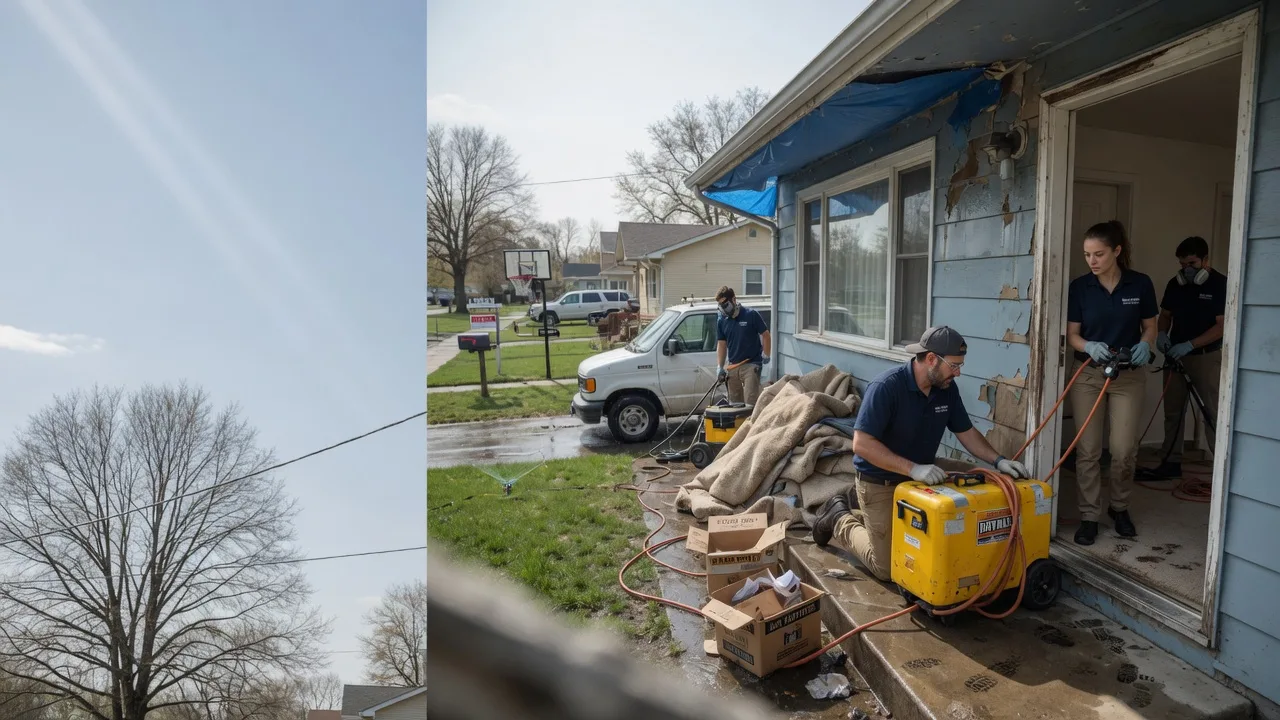 Basement Flood Cleanup in Williamsburg, OH near me